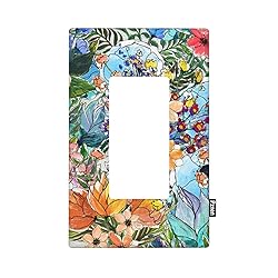 Pznen Floral ‎Rocker Light Switch Plates Spring