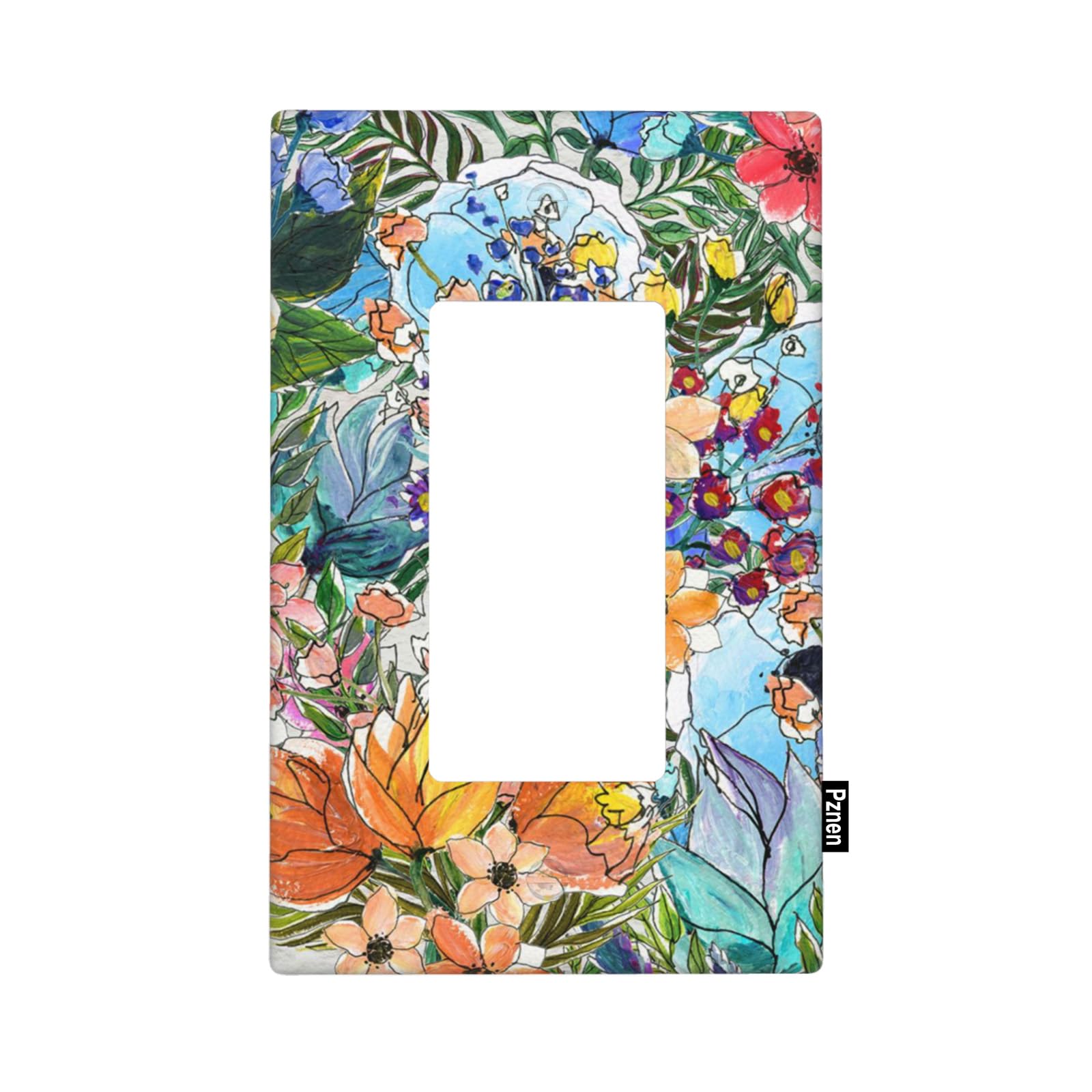 Pznen Floral ‎Rocker Light Switch Plates Spring