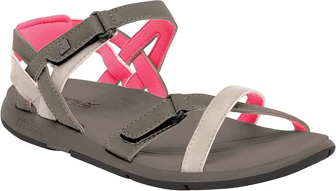 Amazon.com: Regatta mens Regatta Ladies Santa Cruz Walking Sandals RWF399 Walnut/Tulip Pink Mix 