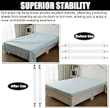 GOWTX 5Pcs Fitted Bed Sheet Grippers, Adjustable Elastic Tensioners view 6