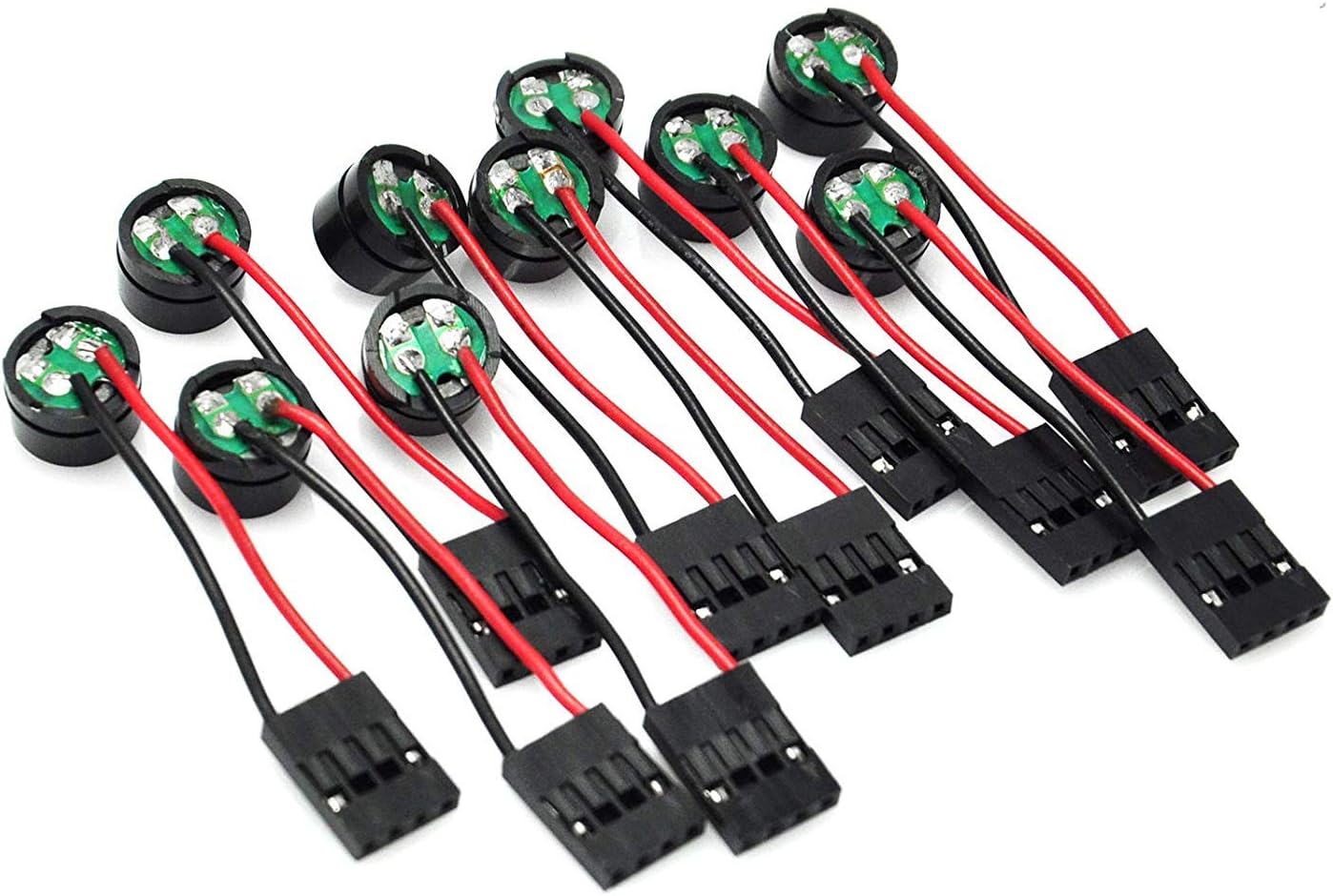 ICQUANZX PC Motherboard Internal Piezo Speaker BIOS Alarm Buzzer for Computer Case DIY (Pack of 10) - Image 5