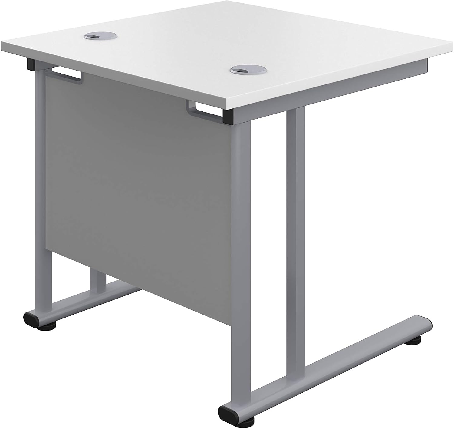 Office Hippo Heavy Duty Rectangular Cantilever Office Desk, Home Office Desk, Office Table, Integrated Cable Ports - Image 3