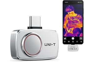 GUUNE Thermal Imager,Thermal Camera Android 256x192 IR High Resolution 25Hz,Smallest Metal Shell Thermal Imaging Camera,Temperature Detection Infrared Camera,Work for Android with APP