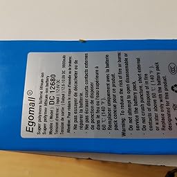 Egomall 3000mA-20000mA 12 V DC super recargable de ion de litio ...