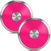 1 kg Sports Training Discus 2 Pcs for Girls Boys School Track and Field, 1kg Nylon Discus with Steel Rim and Center, Men Women Discuses Outdoor Practice Throwing