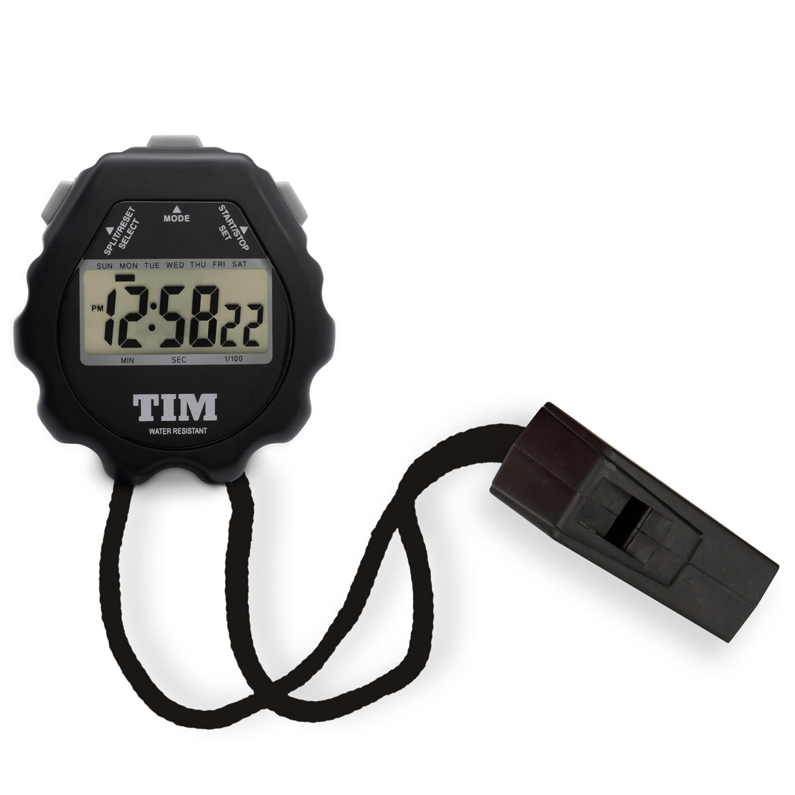 Acctim TIM902B Olympus Stopwatch, Plastic, 3x7.2x9.8 cm,Black