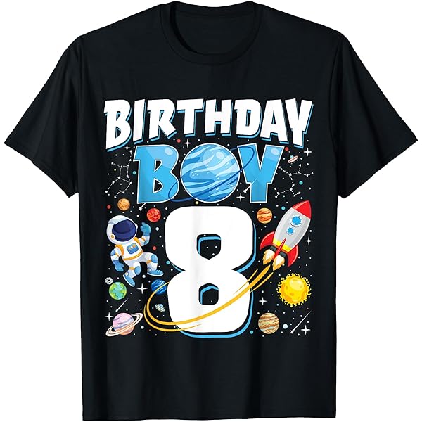 Amazon.com: Kids Outer Space Astronaut 5th Birthday Boy 5