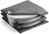 VonShef Electric Plate Warmer 12 Dinner Plate Heater 73°C Folding Compact Grey view 8