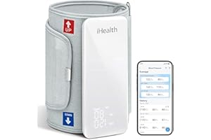 iHealth Neo Wireless Blood Pressure Monitor, Upper Arm Cuff, Bluetooth Blood Pressure Machine, Ultra-Thin & Portable, App-Enabled for iOS & Android