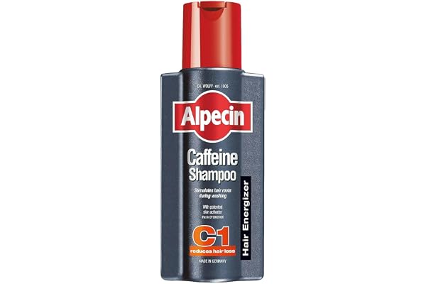 Alpecin Caffeine Shampoo C1 - Strengthen Hair Growth and Reduces Hair Loss, 250 ml