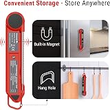 ThermoPro Digital Food Thermometer Probe IPX6 Waterproof Foldable Backlit view 5