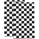 Wotinsi Checker Gameboard Hand Towels for Bathroom - Set of 2 Soft Absorbent Bath Towels for Kitchen, Sports, Gym, Yoga, Home Decor - 14 x 28 in