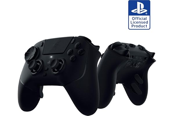 Razer Raiju V3 Pro Wireless Esports Controller – Officially Licensed for PlayStation, Lag-free Esports Grade Performance, 6 Remappable Buttons, TMR Thumbsticks, Fast Triggers, for PS5 & PC – Black