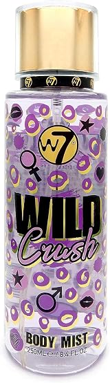 W7 Wild Crush Body Mist Spray for Men 250ml Fresh Fragrance Eau de Toilette view 1