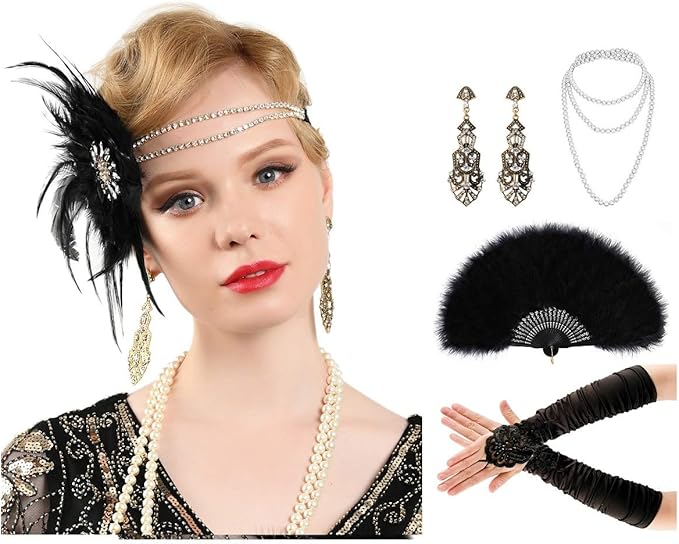 Amazon Com 1920s Accessories For Women 1920s Headpiece Flapper