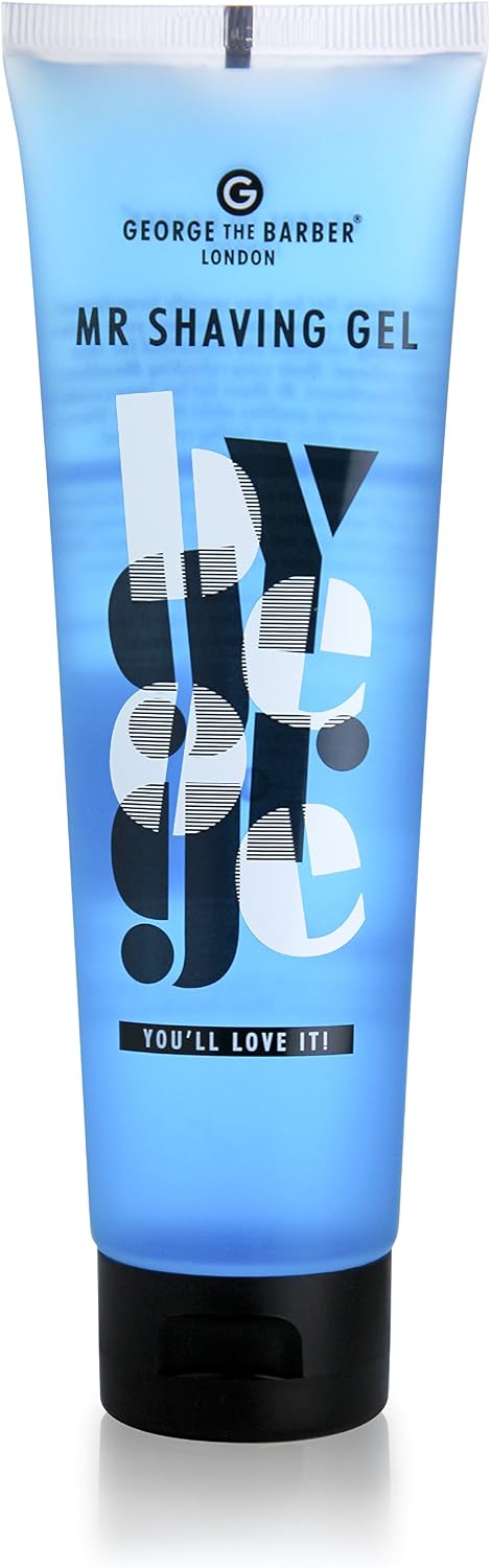 George the Barber, Mr Shaving Gel, Sky Blue, 150 ml (Pack of 1)