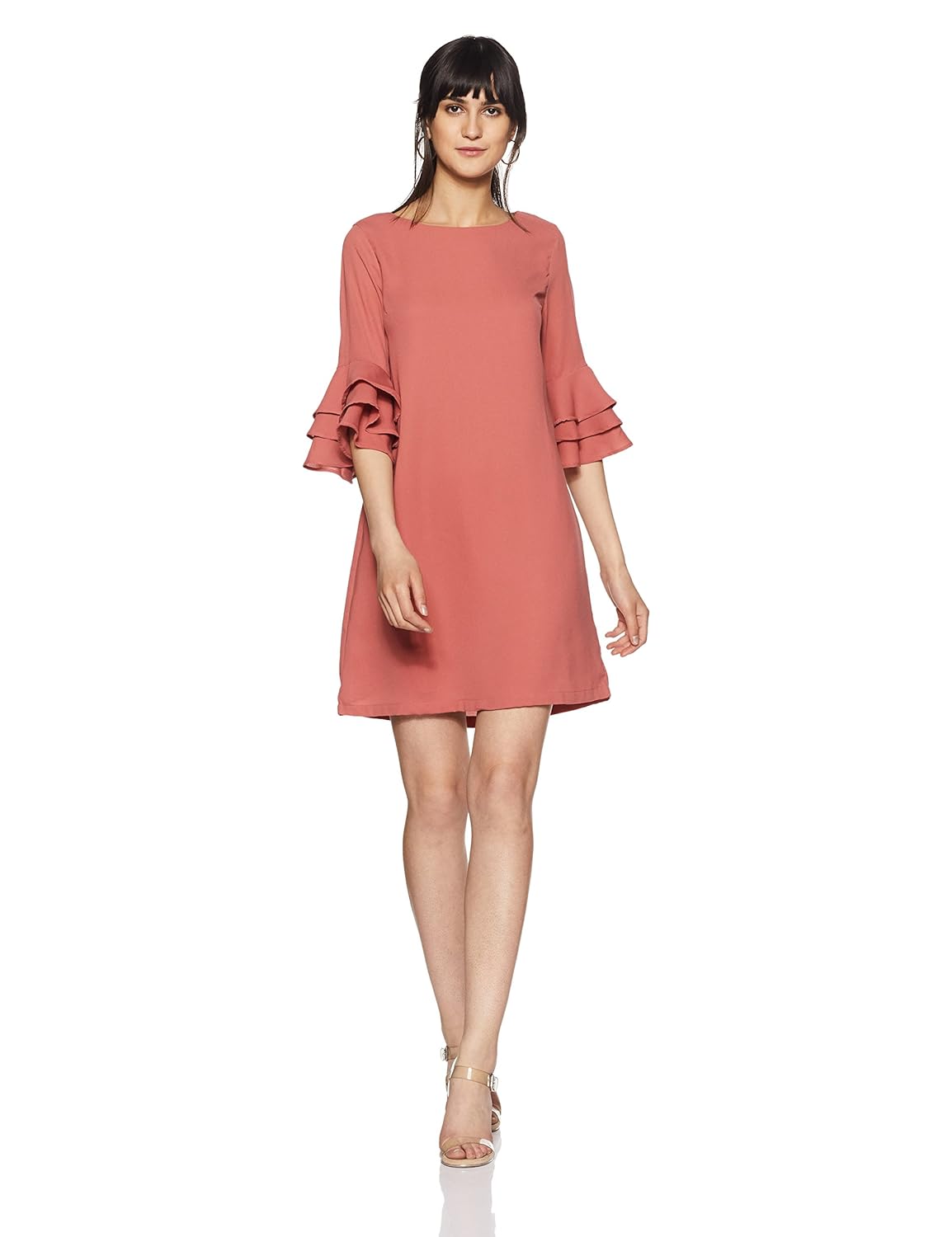 symbol amazon brand women's shift knee long dress