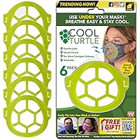 Cool Turtle Mask Enhancer As Seen On TV, Keeps You Cool & Dry All Day, Reduces Friction — Face Mask Inner Support Frame…