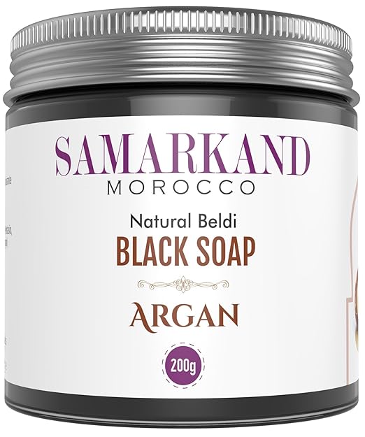 title=Sapone Nero Marocchino con Olio di Argan 100% Naturale Beldi- Originale dal