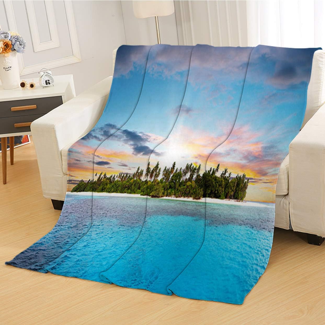 Amazon.com: RLDSESS Tropical Warm Twin Bed Blanket, All Season Blanket