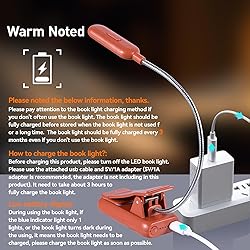 VAVOFO Rechargeable Book Light for Reading in Bed