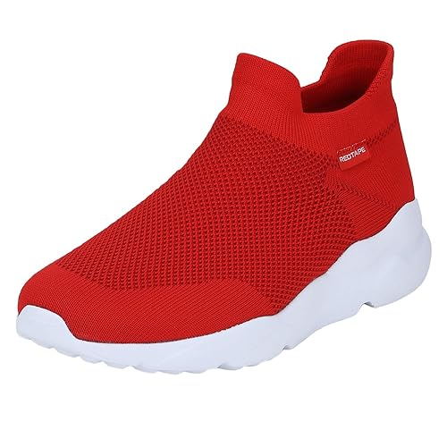 red tape high top slip on sports shoes