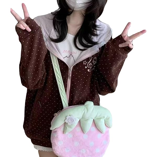 Amazon.com: DINGXIANGJU Y2K Cutecore Kawaii Hoodie Women Cute Cat