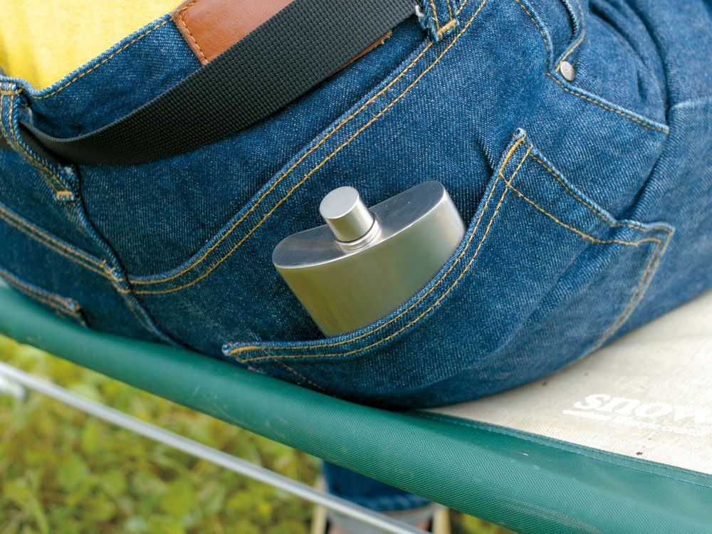 Snow Peak Titanium Hip Flask Size M T-012 / Size L T-013