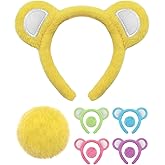 Taranovi Bear Costume Accessories - Bear Ears Headband and Tail for Adult Women Halloween