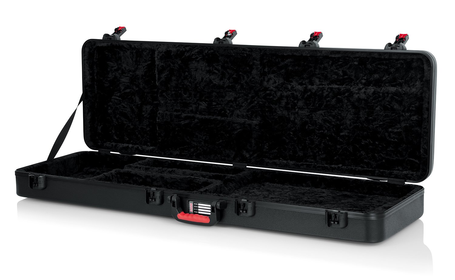 Gator Cases Molded Flight Case For Bass Guitar With TSA Approved Locking Latch (GTSAGTRBASS