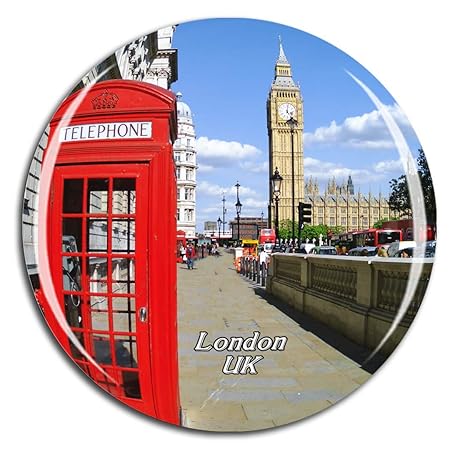 Weekino Reino Unido Inglaterra Cabina telefónica roja Londres Imán ...