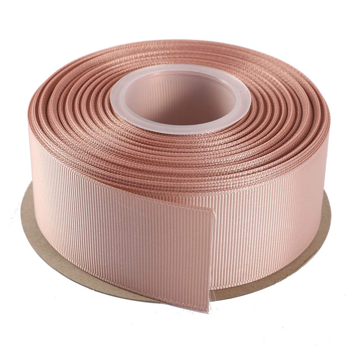 ITIsparkle 38mm Grosgrain Ribbon 22 Meters-Roll Set for Gift Wrapping Cake Decoration Party Favor Hair Braids Hair Bow Baby Shower Decoration Floral Arrangement Craft Supplies, Vanilla Ribbon