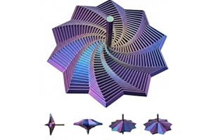 3D Printed Sensory Fidget Star, Spinning Stress-Relief Decor with Handle, Perfect for Office Desks or as a Calming Gift (M)