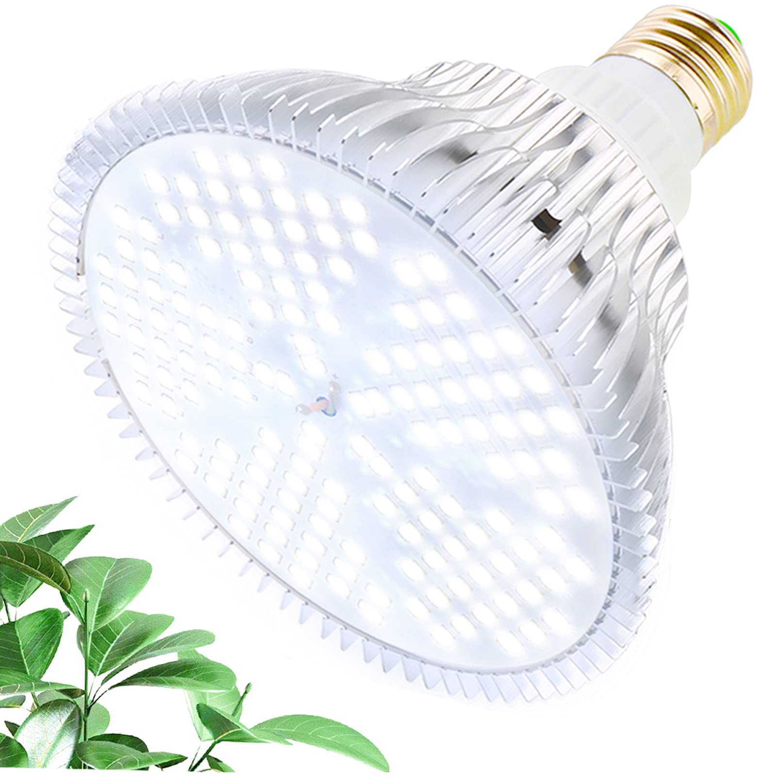 MILYN LED Grow Light Bulb 100W Daylight Full Spectrum Plant Growth Lamp 150 LEDs Plant Lights, E27 Grow Lights for Indoor Plants, Hydroponic Growing Greenhouse Succulents Veg and Flower