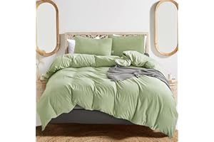Luxlovery Sage Comforter Set California King Sage Green Bedding Comforter Set Modern Solid Soft Breathable Blanket Quilts 3 Piece Bedding Set for Women Men Adults Cal King