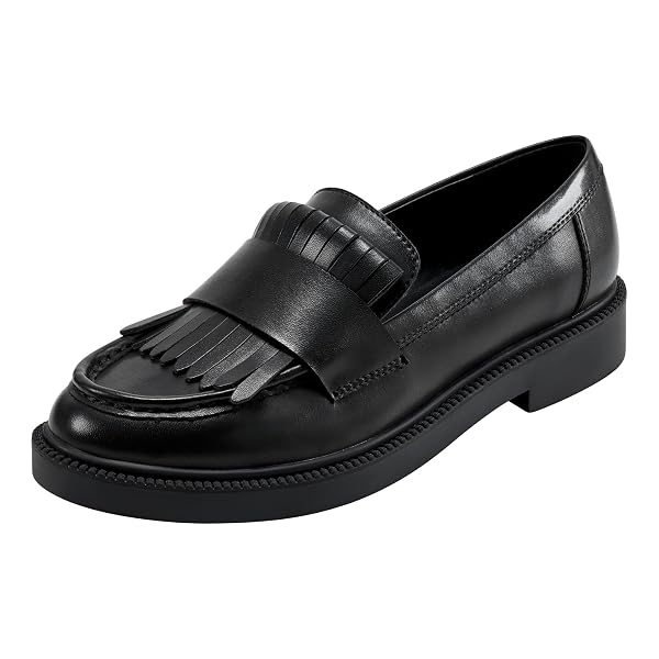 MARC FISHER WOMEN’S CALIXY LOAFER, BLACK 001, 6