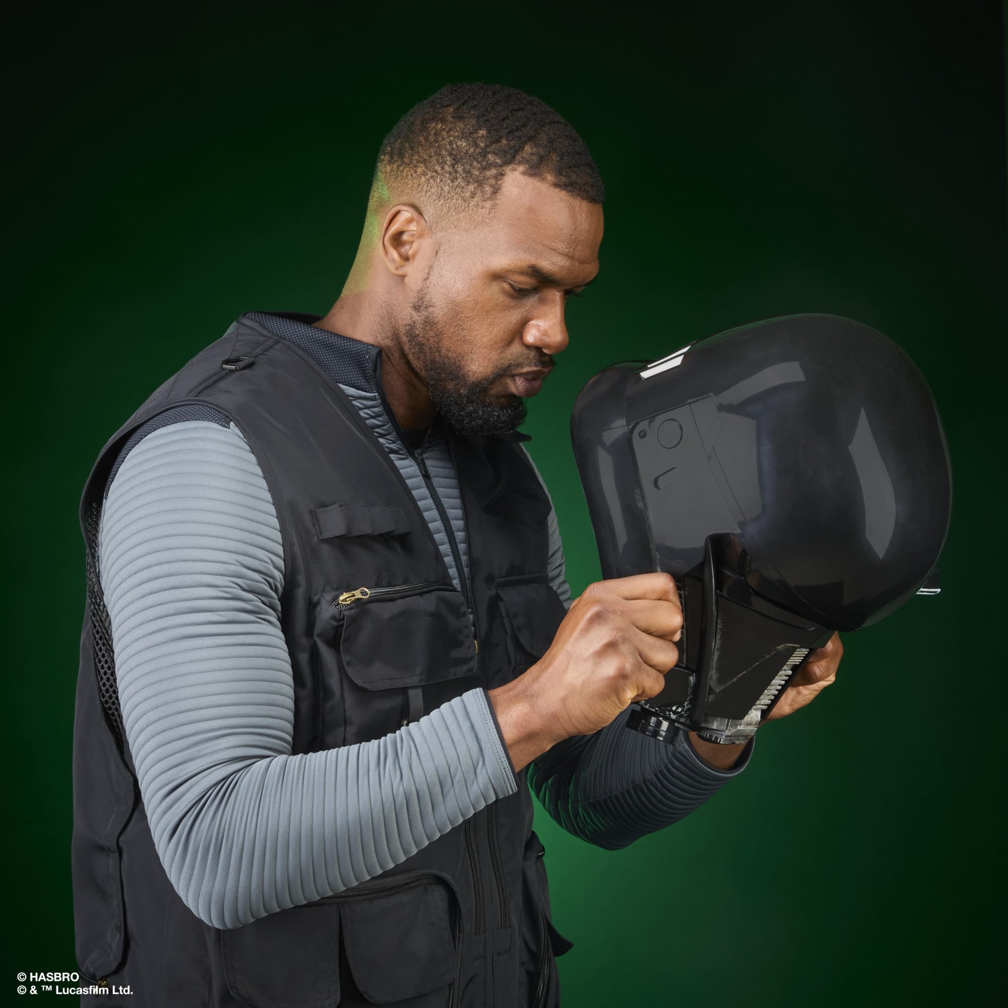 Star Wars The Black Series Imperialer Death Trooper elektronischer Premium Helm, Rollenspielartikel für Erwachsene 5