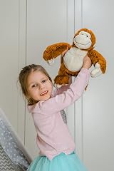 General Healthcare Cozy Creatures Monkey Microwaveable Plush Toy 30cm view 3