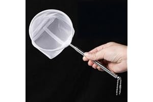 Aquarium Fish Fishing Net Stainless Steel Retractable Small Shrimp Fishing Nets Fish Accessories for Tank Cleaner Tool