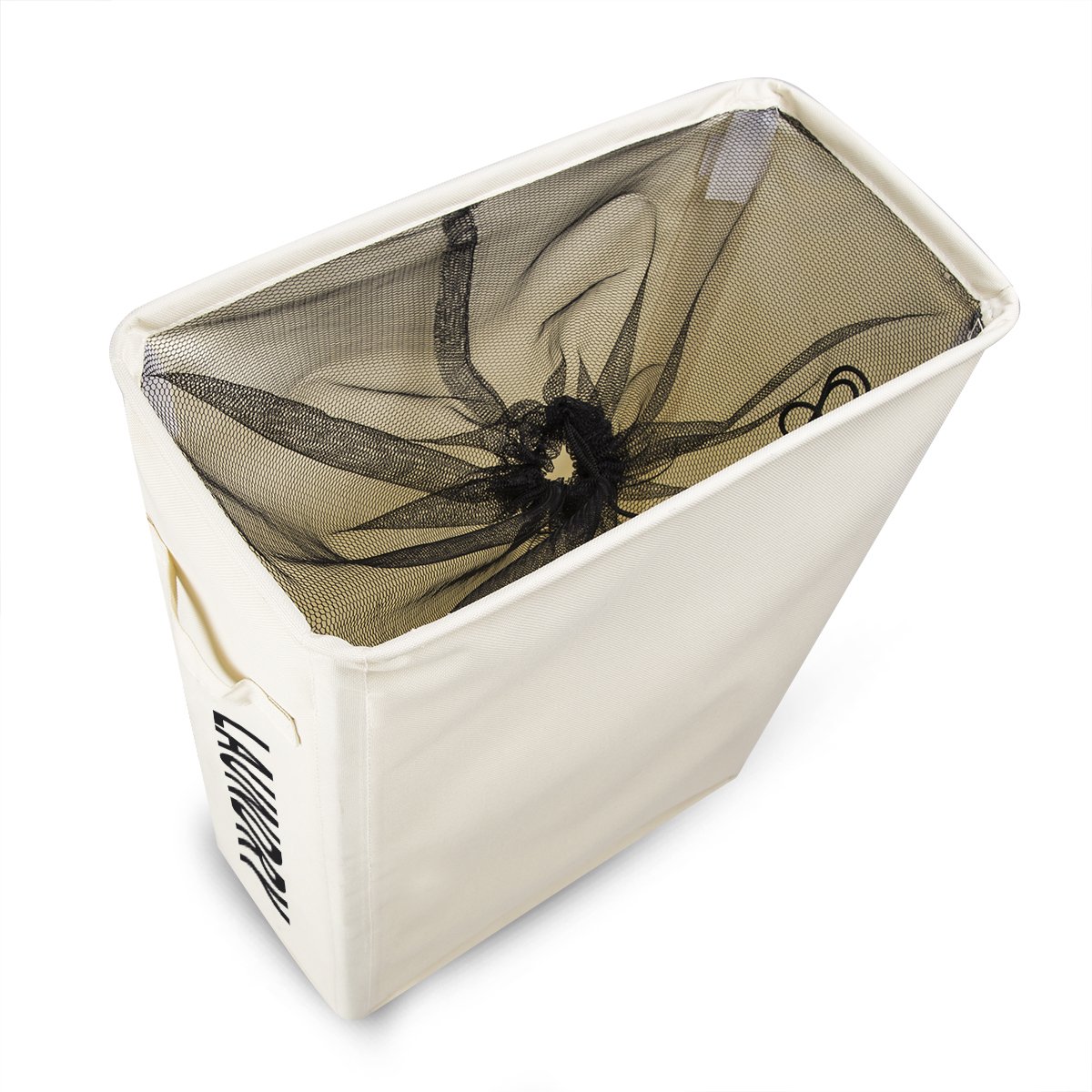 Panier a Linge Pliable Slim Porte-bagages à Mailles Sac à Linge Corbeilles à Linge Ensemble Oxford