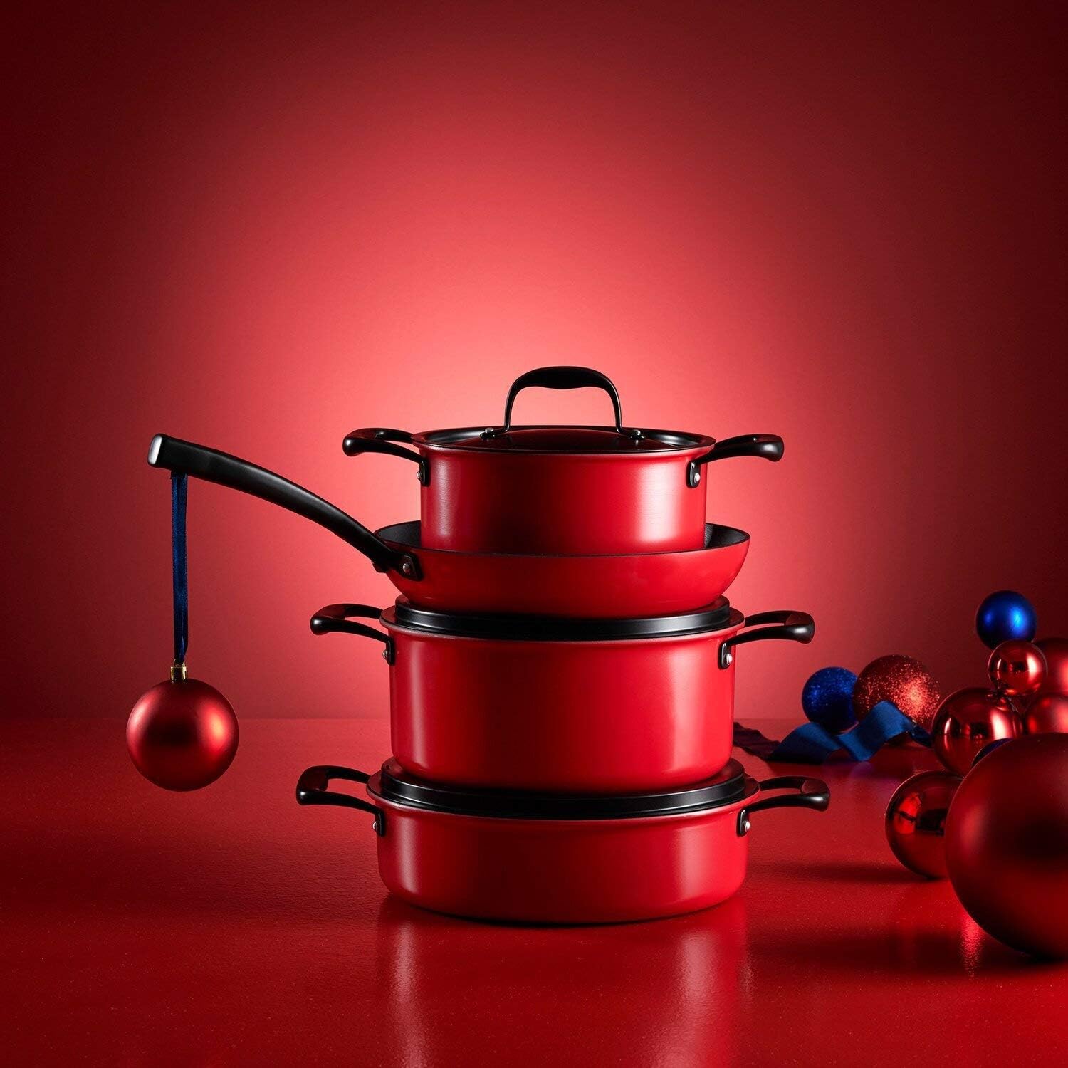 Karaca Bio Diamond Pro Japanese Red 7 Pieces Cookware Stew Pot Set Karaca Furniture Decor Amazon Com