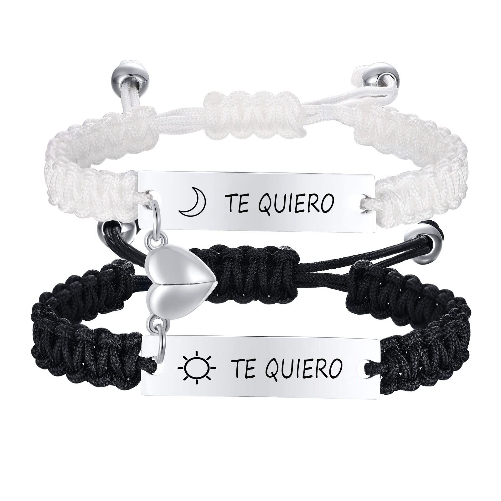 Matching Bracelets for Him and Her - Long Distance
