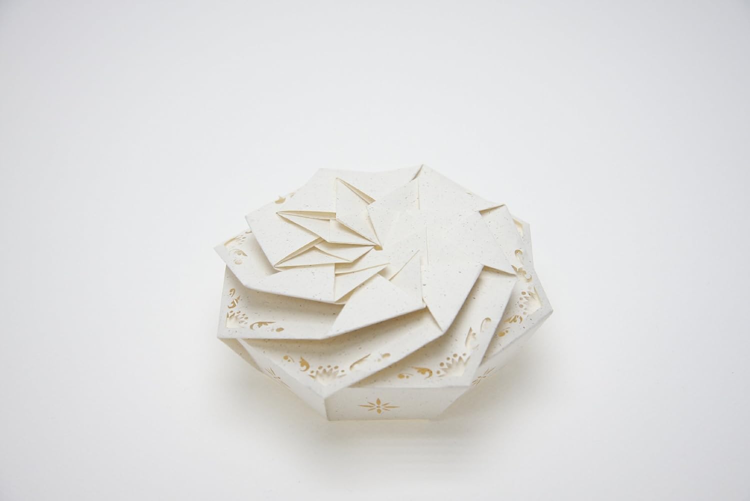 Amazon 三谷博士 立体折り紙シリーズ フラワー型ボックス おりがみ 文房具 オフィス用品