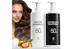 SRRIPO Tripeptide-Infused Hair Growth Biotin Shampoo and Conditioner Set, Onion Anti-Loss Volumizing Moisturizing Treatment for Soft Shine Hair, Rosemary Clarifying Dandruff Shampoo for Women Men, 2 x 16.9oz