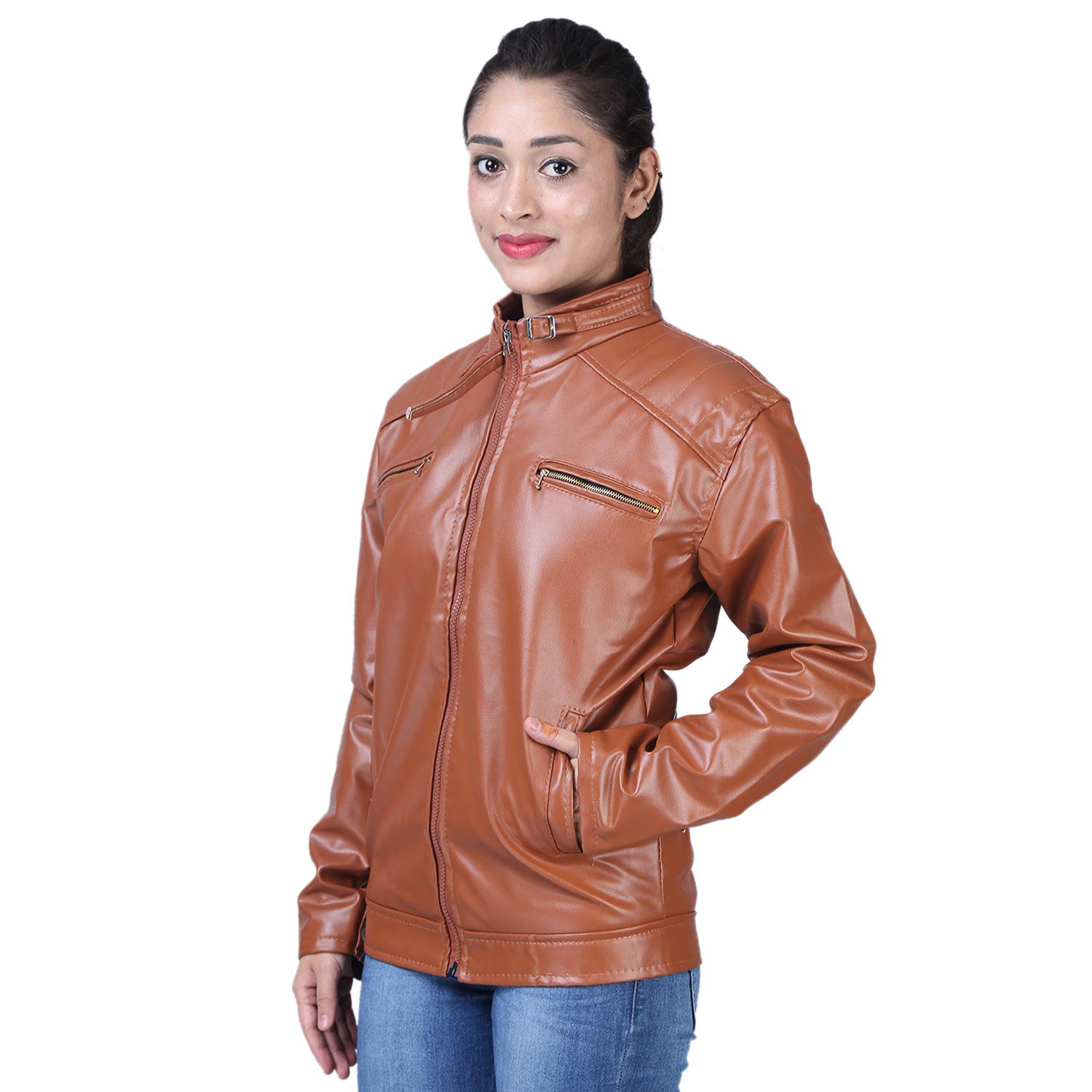 editlook women's sports jacket orange
