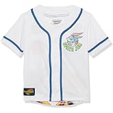 Space jam Boys' Tune Squad Boys Baseball Jersey Button Down Shirt