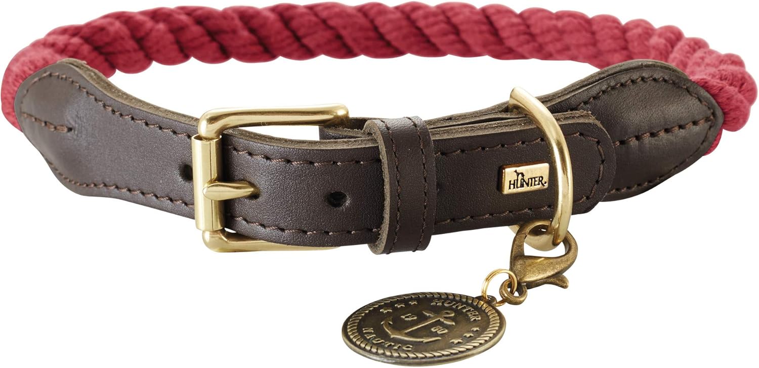 hunter Rope Collar List, Size 50, Medium, Bordeaux Amazon.co.uk Pet