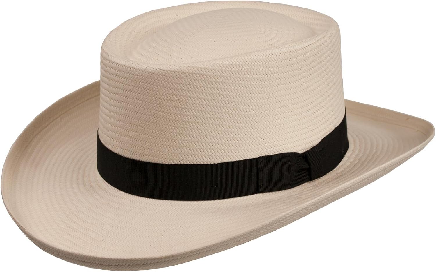 Atlantic Gambler Panama Straw Hat (Large (fits 7 1/4 to 7 3/8), Natural