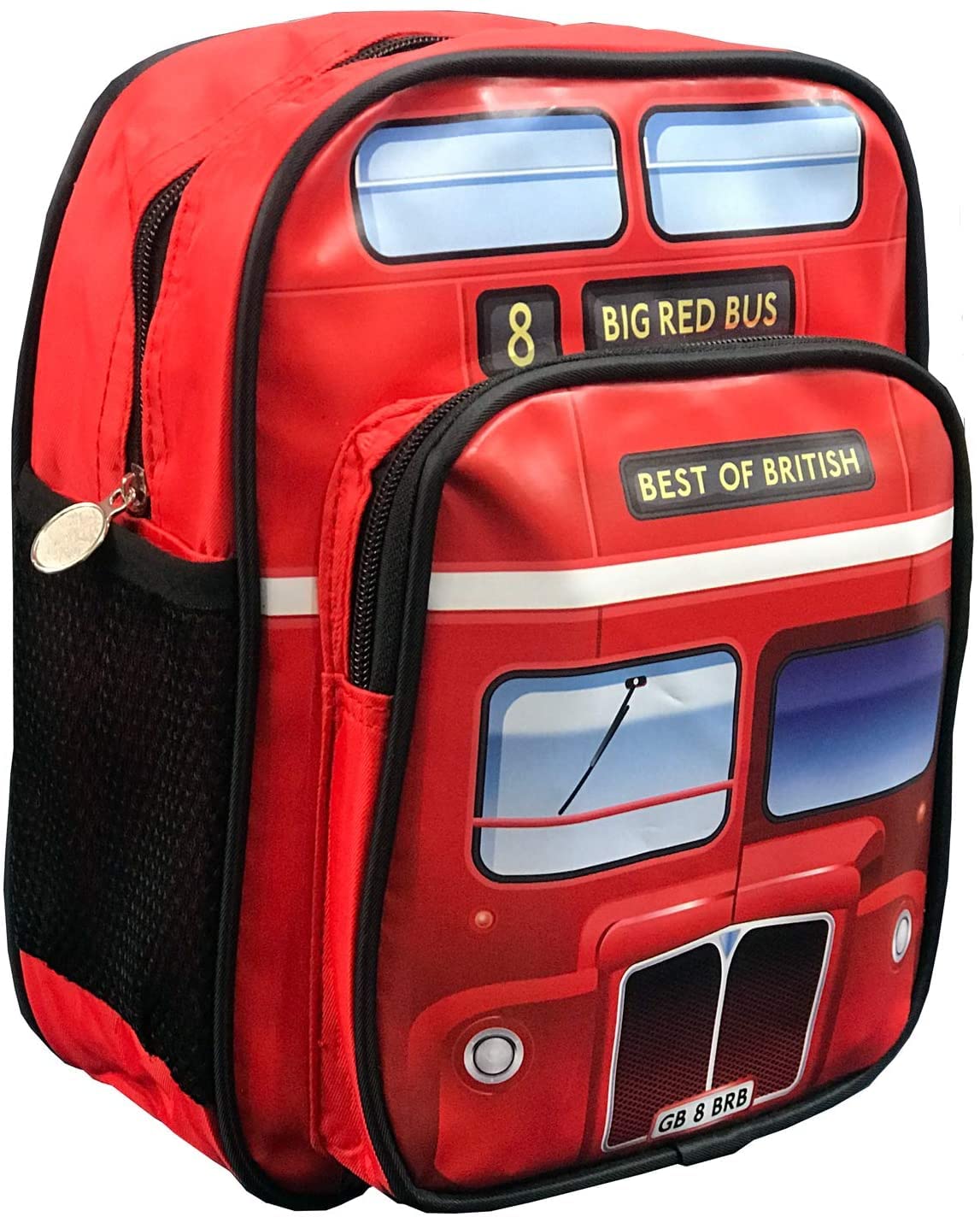 London Bus Kids School Bag Best of British Backpack Rucksack Water Proof Kids Souvenir Gift