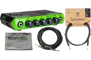 Trace Elliot ELF 03615760 Bass Head w/Bag, Polish Cloth, and 2 Cables